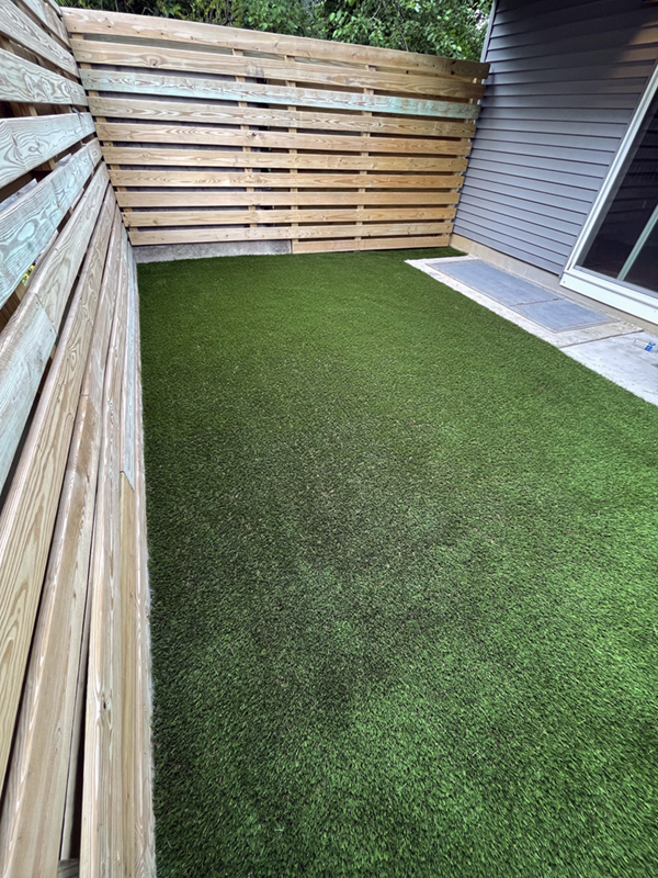 SYNLawn art turf from Lowe's in Fishtown