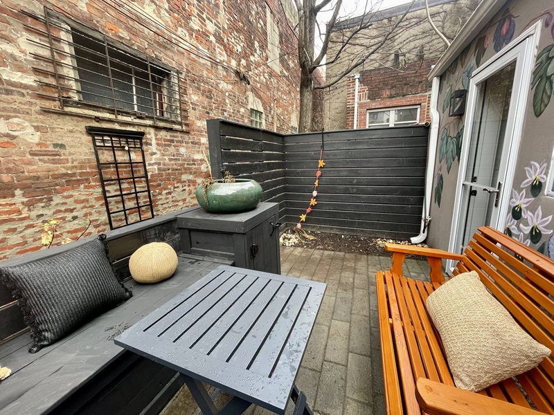 Techo-Bloc, custom seating and natives